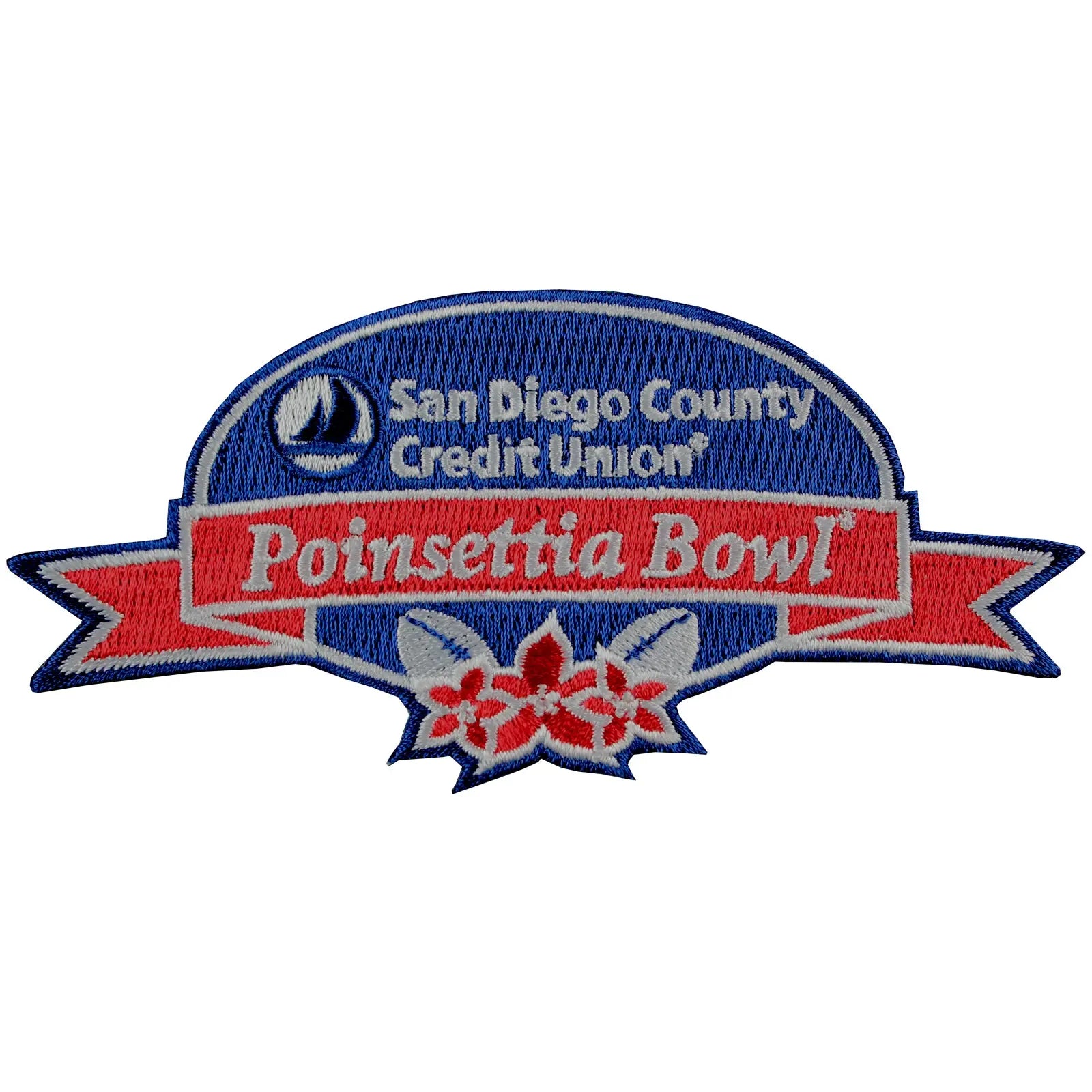San Diego County Credit Union Poinsettia Game Jersey Patch Boise State vs. Northern Illionois (2015)