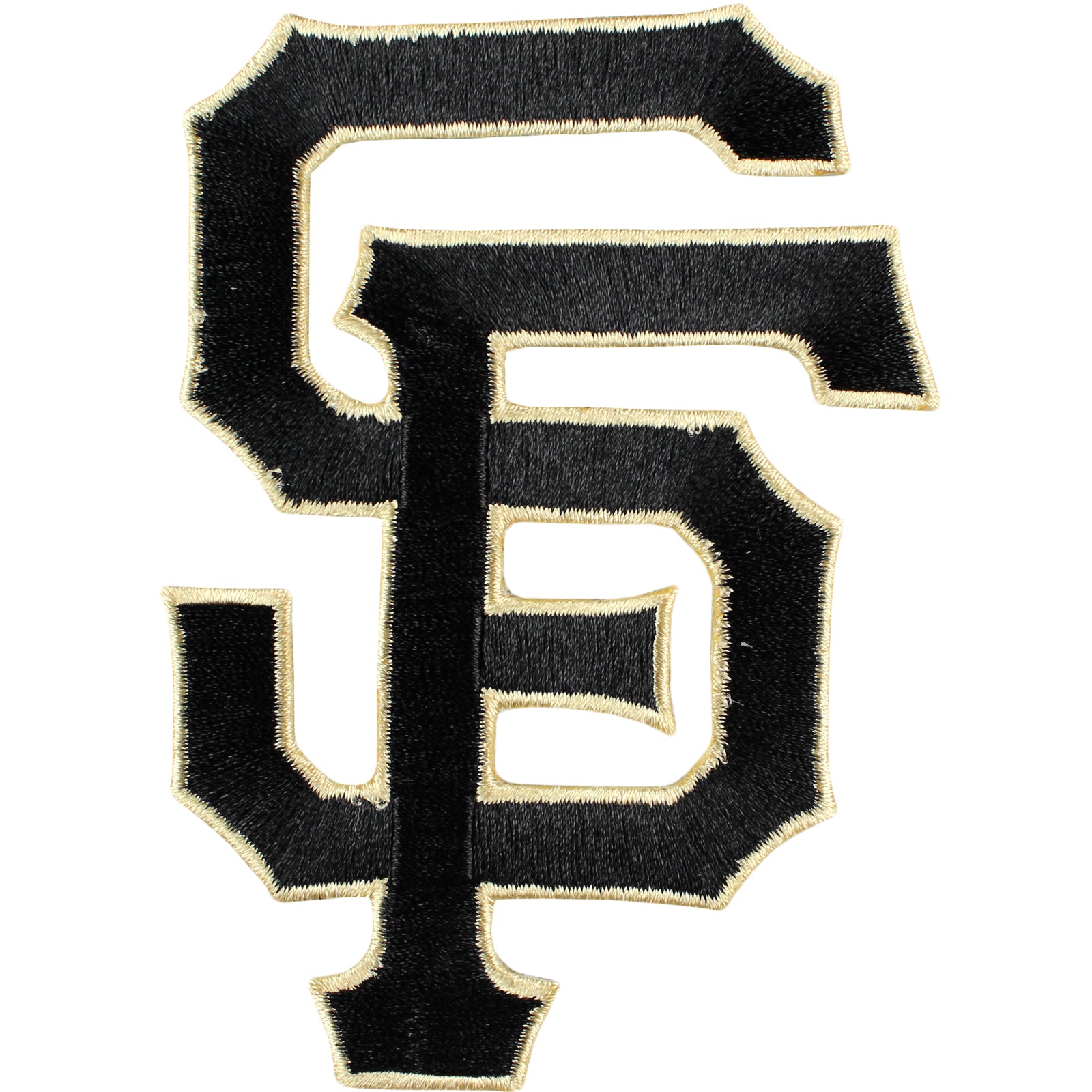 Black San Francisco Giants SF Secondary Logo Patch