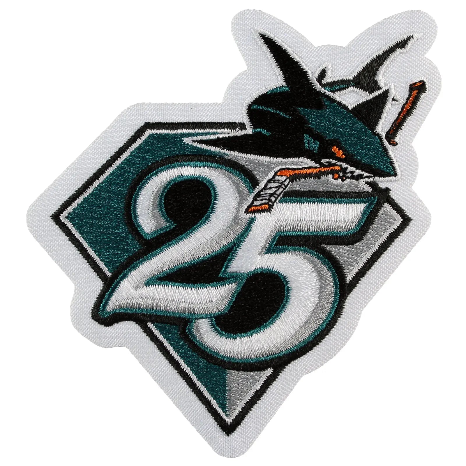 San jose sharks 25th hotsell anniversary jersey