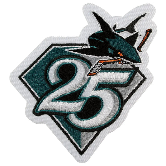 2015 San Jose Sharks Team 25th Anniversary Season Logo Jersey Patch 