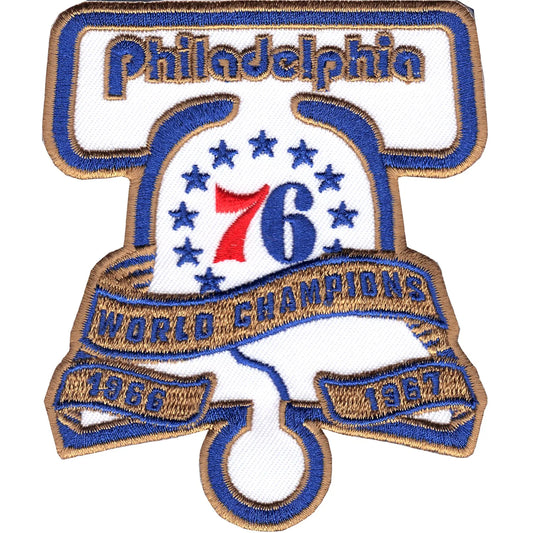 2017 Official NBA Philadelphia 76ers 50th World Champions Anniversary Patch 