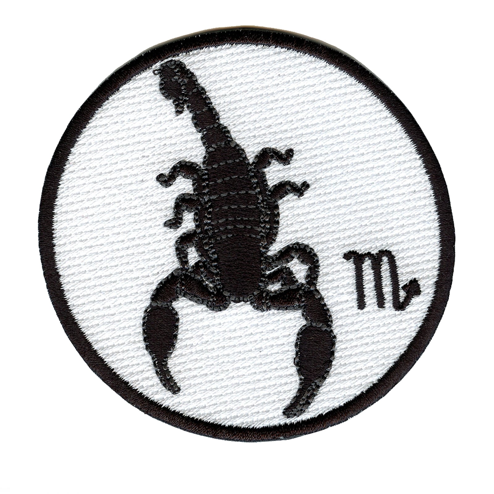 Scorpio Zodiac Sign Embroidered Iron On Patch