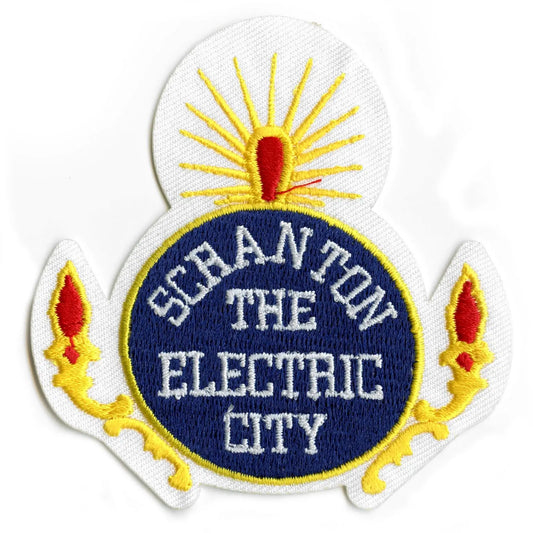 Scranton The Electric City Logo Embroidered Iron on Patch