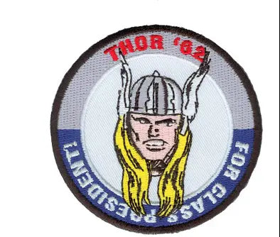 Marvel Comics Thor for President Iron On Patch
