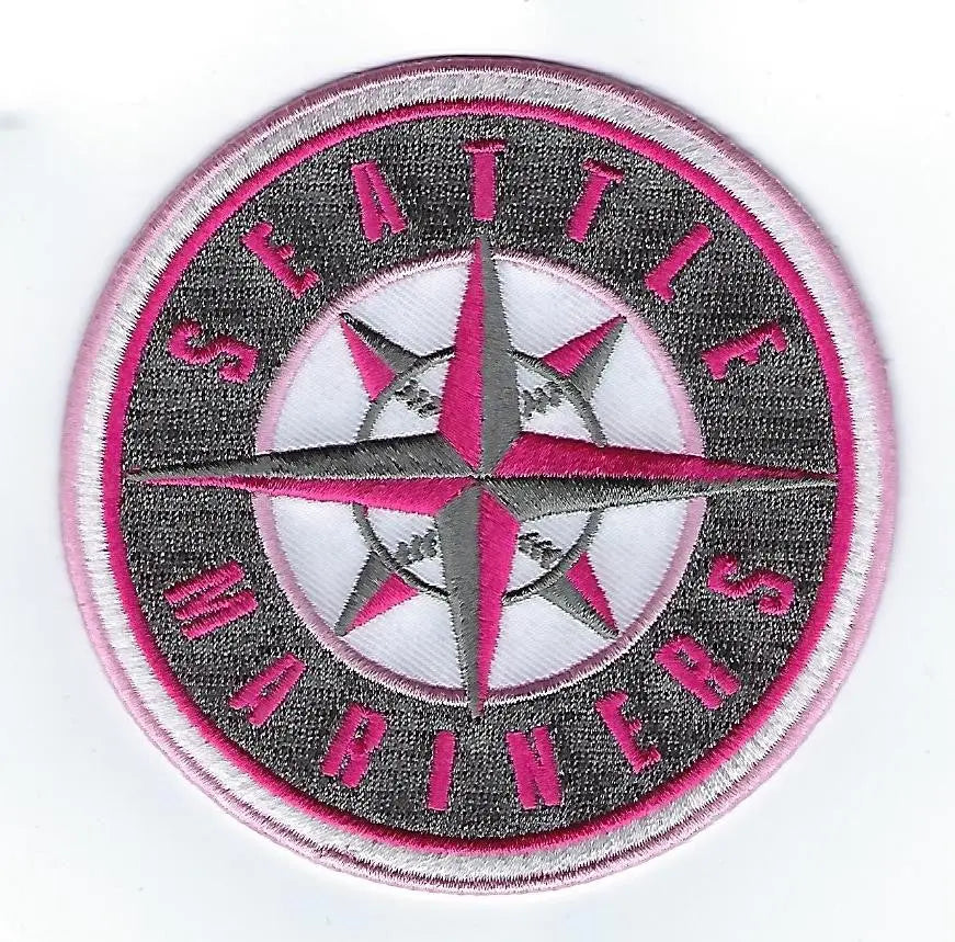 Seattle Mariners Mothers Day Pink Sleeve Jersey Patch