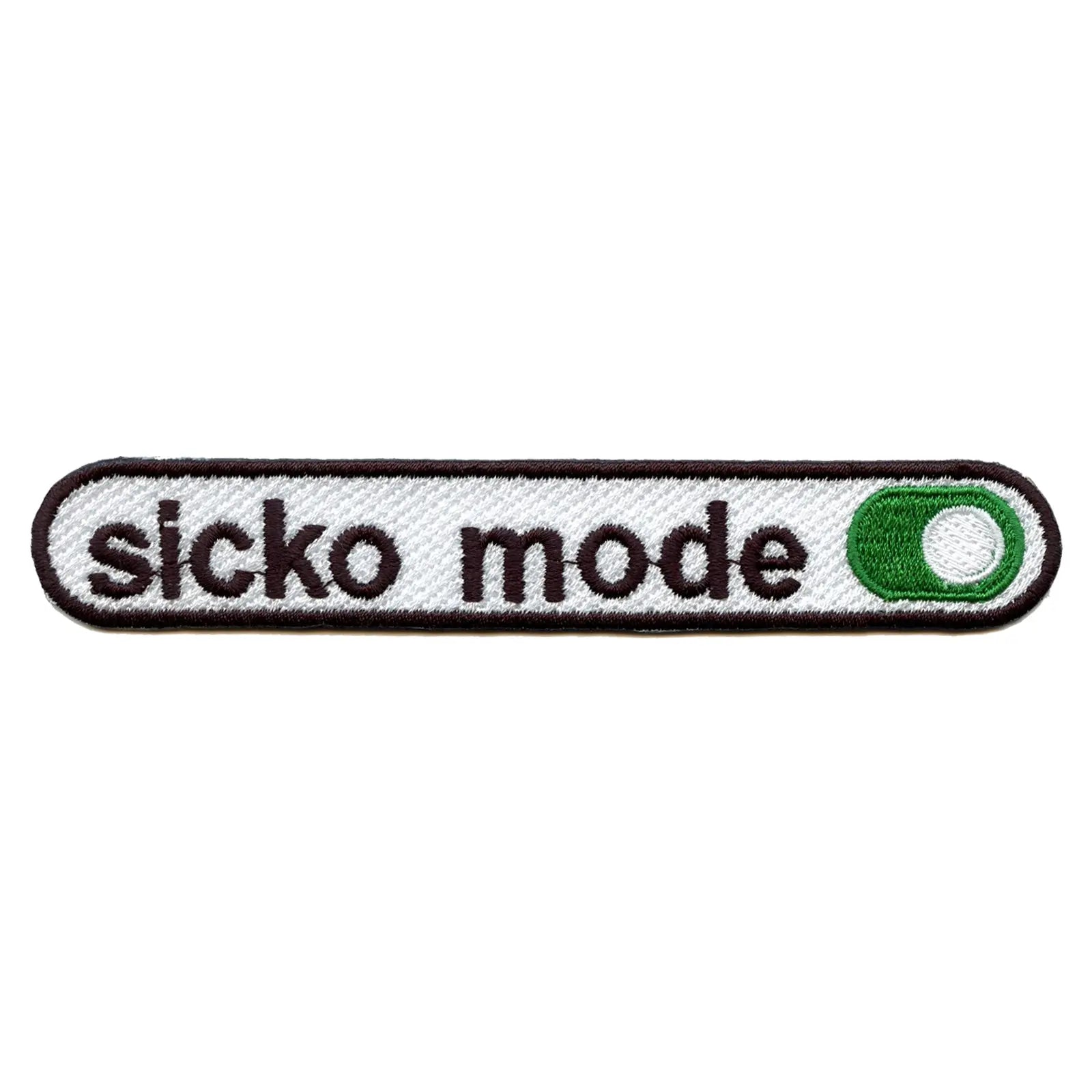 Sicko Mode On Switch Embroidered Iron On Patch