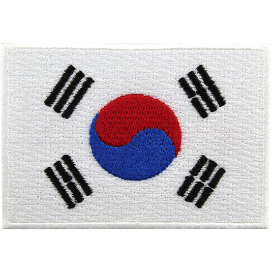 South Korea Embroidered Country Flag Patch 