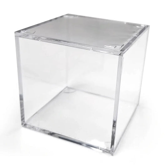 Clear Baseball Cube Display Case UV Protected