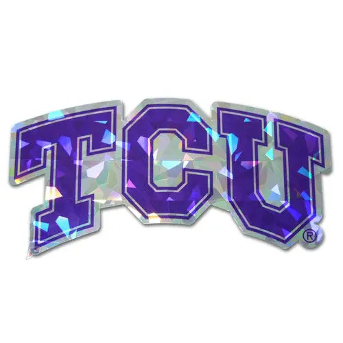 TCU Horned Frogs Reflective Dome Auto Decal Emblem AMG 