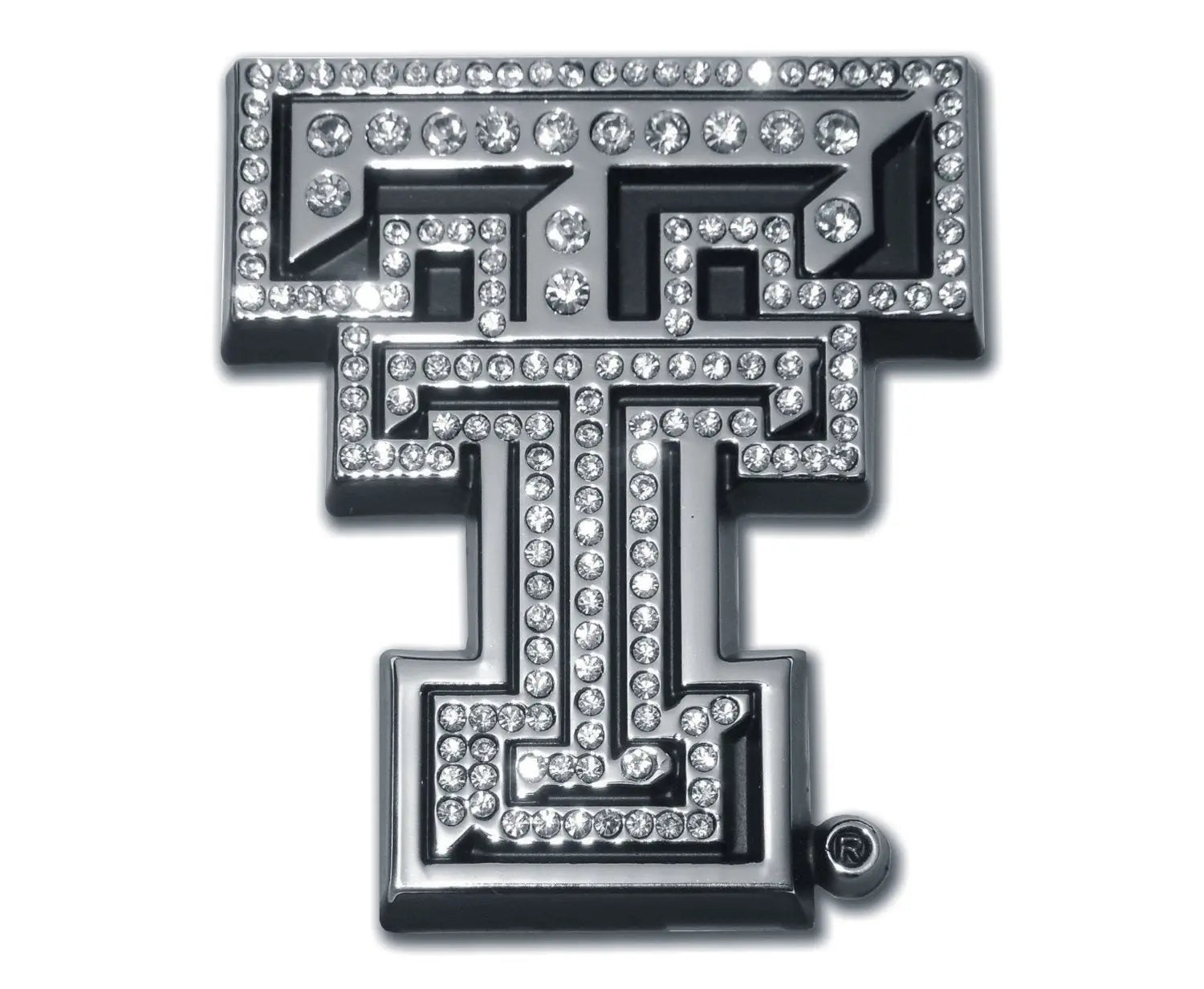 Texas Tech Red Raiders Crystal Solid Metal Emblem