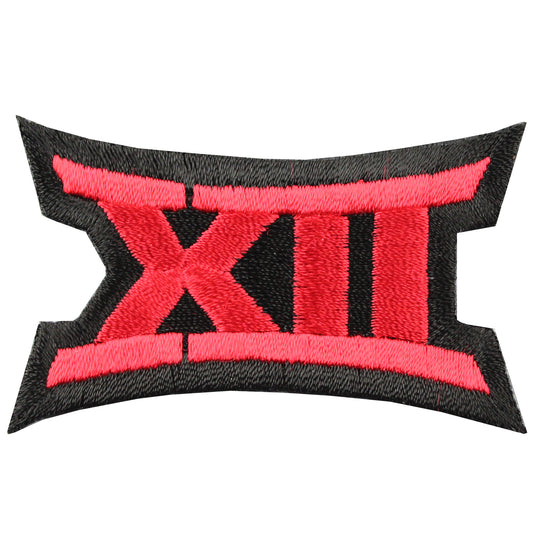Big 12 XII Conference Team Jersey Uniform Patch Texas Tech Red Raiders 