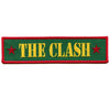 The Clash Logo Strip Patch Star Military Green Embroidered Iron On
