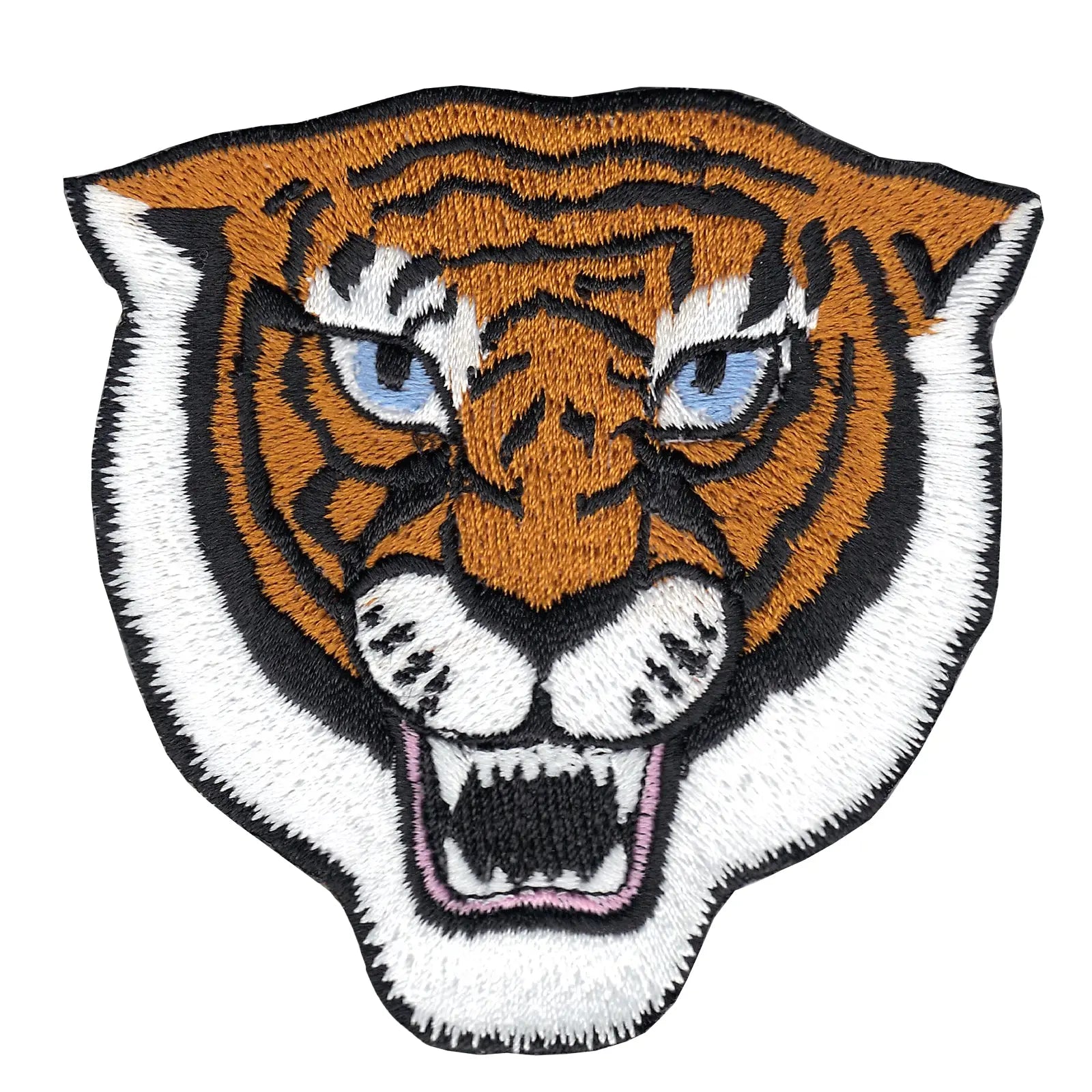 Tiger Head Embroidered Iron On Patch