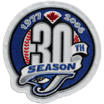 2006 Toronto Blue Jays 30th Anniversary Patch 