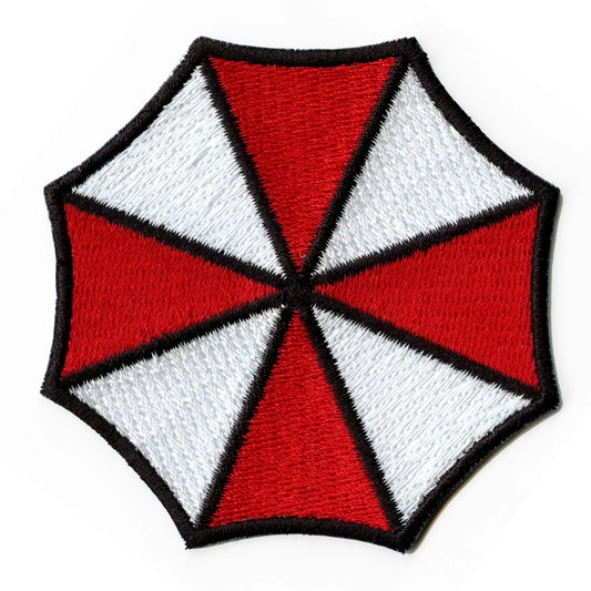 Red Umbrella Pharmacy Shield Logo Iron On Embroidered Patch 