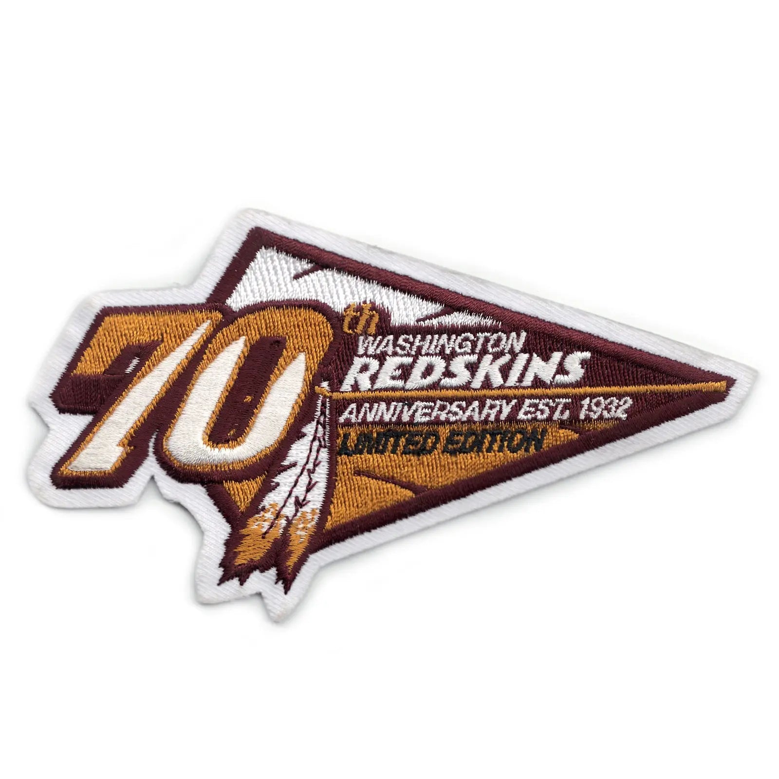 2002 Washington Redskins 70th Anniversary Limited Edition Patch 1932