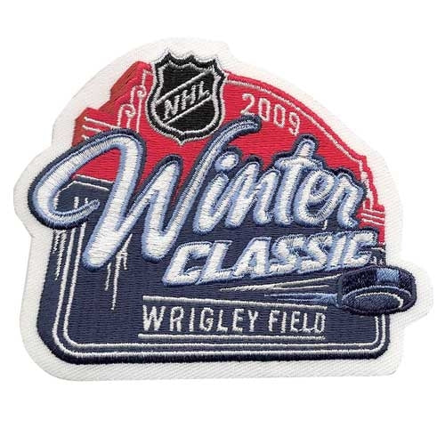 VINTAGE NHL CHICAGO BLACKHAWKS LOGO EMBROIDERED PATCH, NEW UNUSED