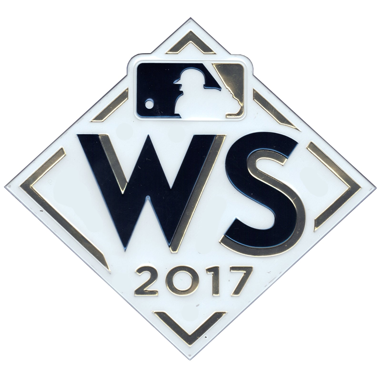 2017 MLB World Series Emboss Tech Jersey Patch Los Angeles Dodgers Houston Astros