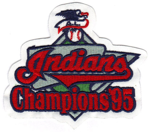 1995 Cleveland Indians American League Championship Logo Jersey Patch