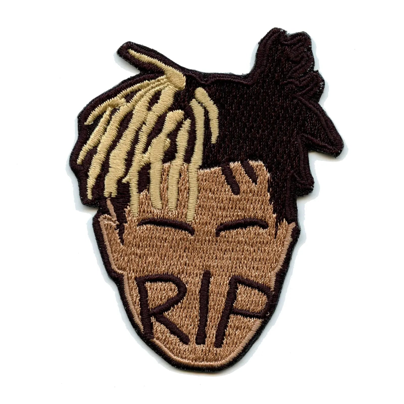 RIP Underground Rapper Patch Emoji Embroidered Iron On l