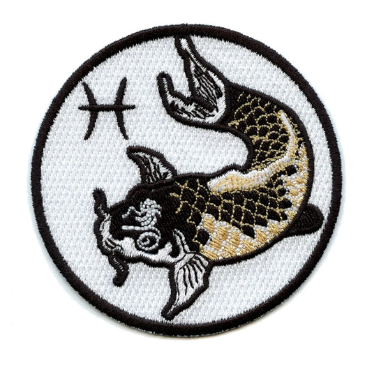 Pisces Zodiac Sign Iron On Patch 