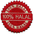 100% Halal Made Patch Entirely Permissible Arabic Embroidered Iron-On