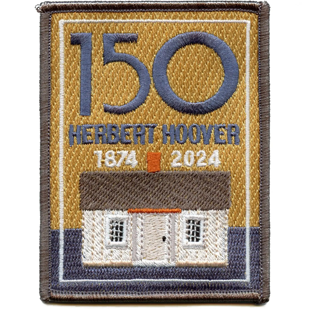 150 Herbert Hoover Patch Ingénieur Président Homme d'État Brodé Thermocollant
