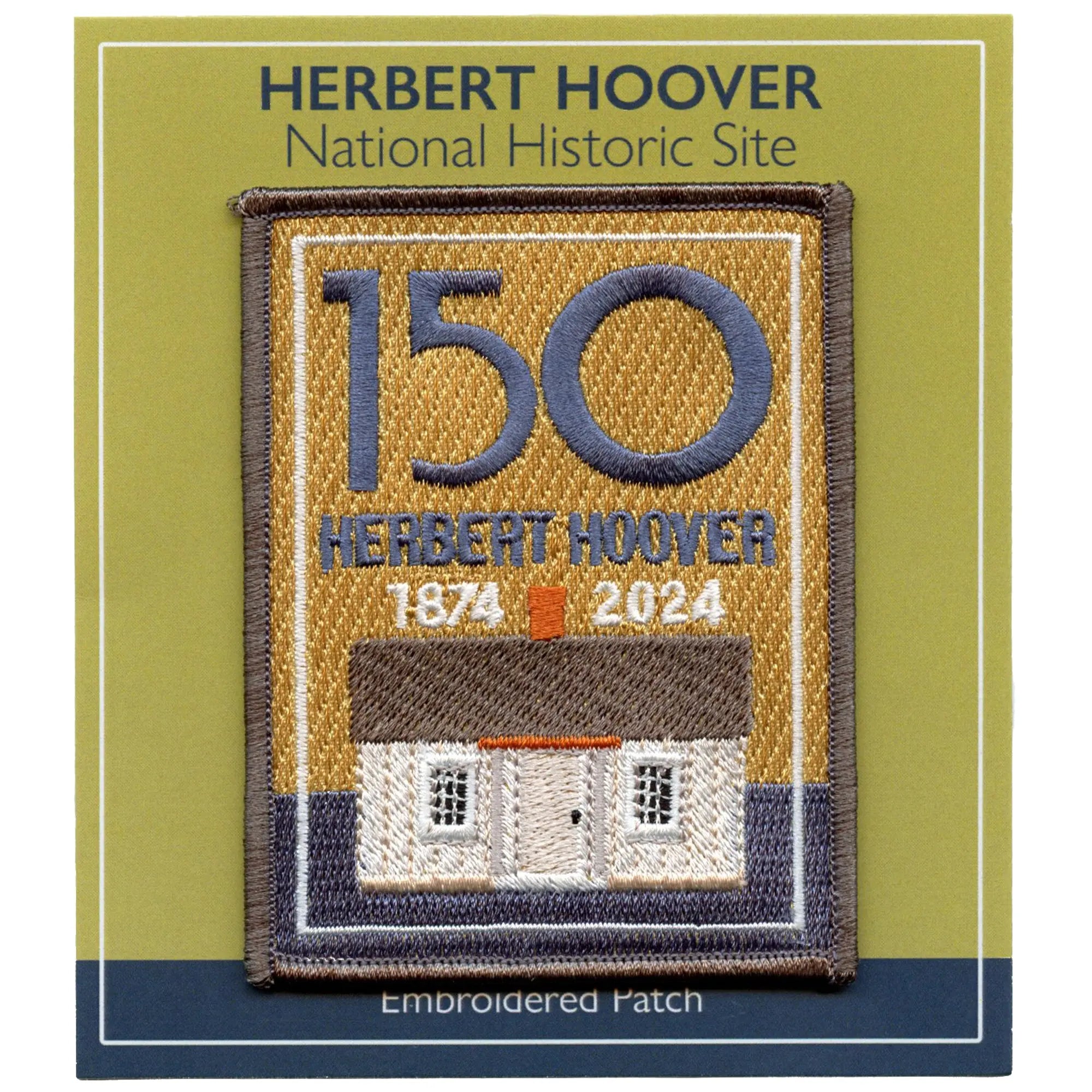 150 Herbert Hoover Patch Ingénieur Président Homme d'État Brodé Thermocollant