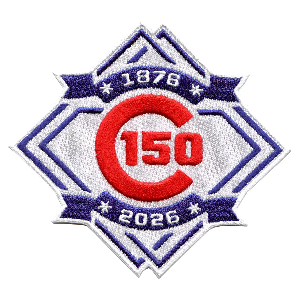 1876-2026 Chicago Cubs 150th Anniversary MLB Season Jersey Sleeve Patch