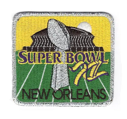 1978 NFL Super Bowl XII Logo Willabee & Ward Patch (Dallas Cowboys vs. Denver Broncos) (Copy)