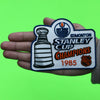 1985 NHL Stanley Cup Final Champions Edmonton Oilers Jersey Patch