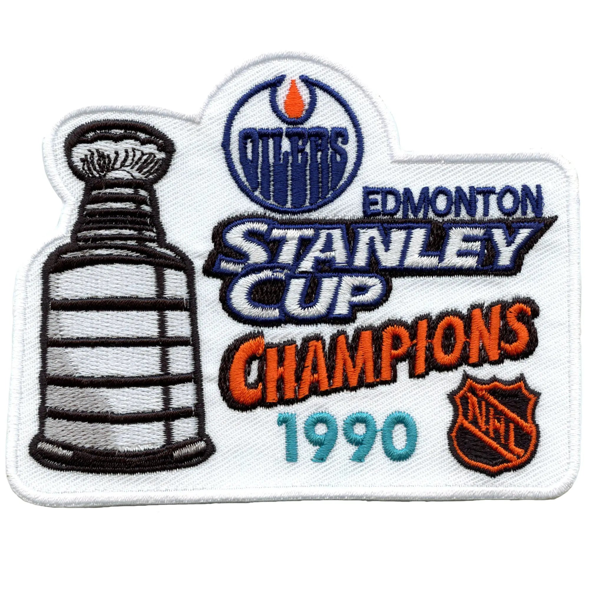 1990 NHL Stanley Cup Final Champions Edmonton Oilers Jersey Patch