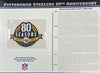 2012 Pittsburgh Steelers 80th Anniversary Willabee & Ward Patch With Stat Card