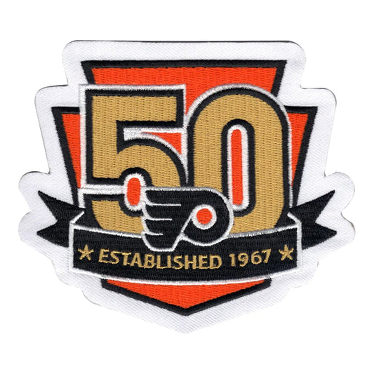 2017 Official Philadelphia Flyers 50th Anniversary Jersey Patch