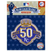 Maillot 50e anniversaire des Royals de Kansas City 2018 Patch Collective Sport Logo gris brodé