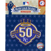 2018 Kansas City Royals 50th Anniversary Jersey Patch Navy Blue Logo Embroidered