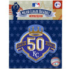 2018 Kansas City Royals 50th Anniversary Jersey Patch Powder Blue Logo Embroidered