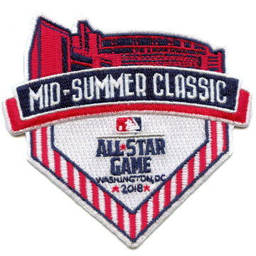 2018 MLB All Star Game Mid-Summer Classic Washington DC Patch Baseball Sport Nationals Embroidered Iron On