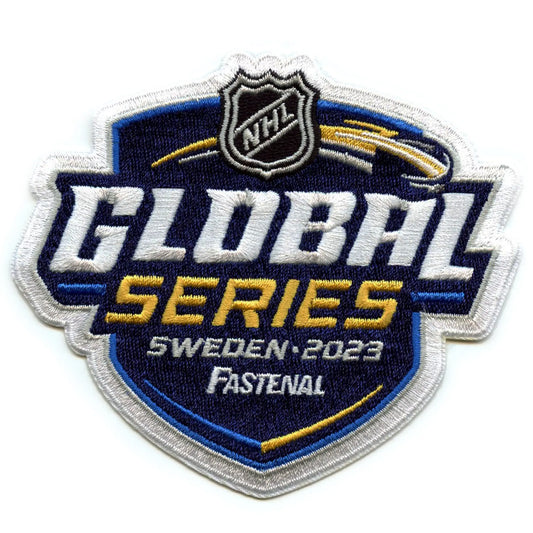 2023 NHL Global Series Jersey Patch Toronto Maple Leafs Minnesota Wild (Sweden)