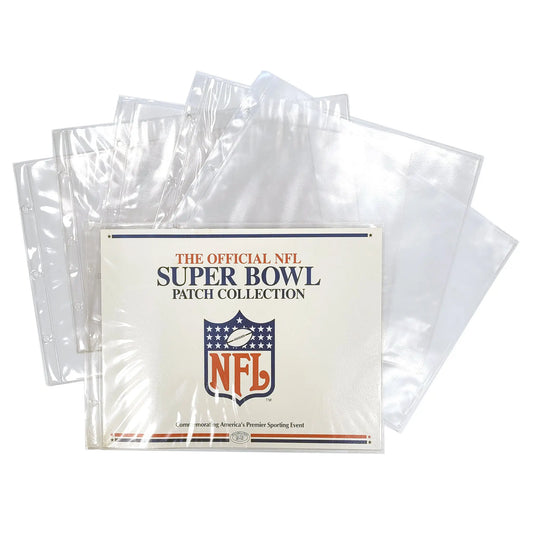 The Official NFL Super Bowl Patch Collection Wallabee & Ward Binder Stater Kit