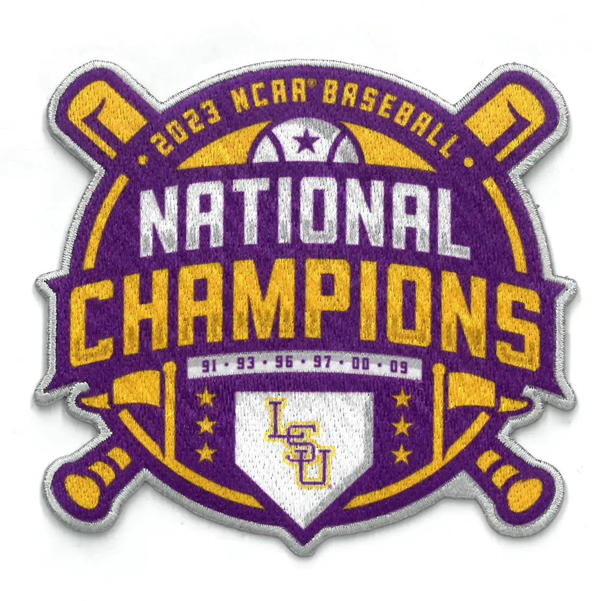 LSU Tigers 2023 Men s Baseball National Champions Patch Patch Collection lsu-tigers-2023-men-s-baseball-national-champions-patch-patch-collection