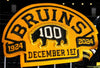 2024 Boston Bruins Team 100th Anniversary Game Jersey Patch Gold December 1, 2024