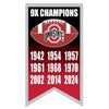 2024 College National Champions Game Ohio State Buckeyes 9X Champs Pin