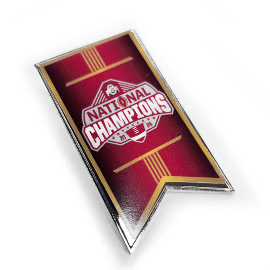 2024 College National Champions Game Ohio State Banner Pin