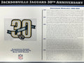 2024 Jacksonville Jaguars 30th Anniversary Jersey Patch Willabee & Ward With Stat Card