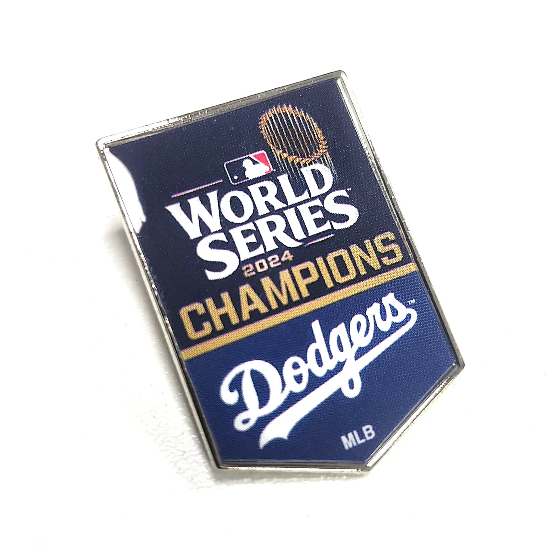 2024 MLB World Series Champions Los Angeles Dodgers Banner Lapel Pin