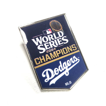 2024 MLB World Series Champions Los Angeles Dodgers Banner Lapel Pin