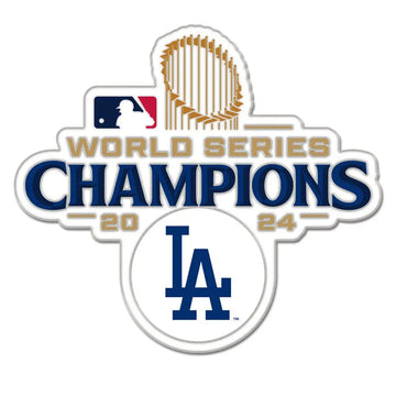 2024 MLB World Series Champions Los Angeles Dodgers Trophy Logo Lapel Pin