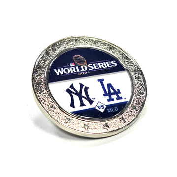 2024 MLB World Series Dueling New York Yankees Los Angeles Dodgers Lapel Pin