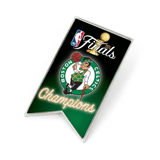 2024 NBA Finals Champions Boston Celtics Banner Pin